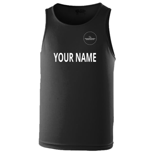 Men's Running Vest (Black) Thumbnail